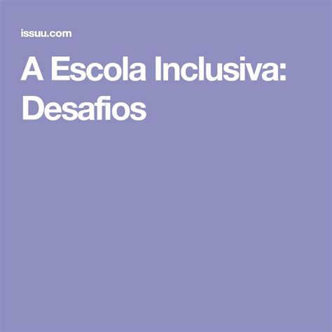 A Escola Inclusiva: Desafios | Lockscreen, Lockscreen screenshot