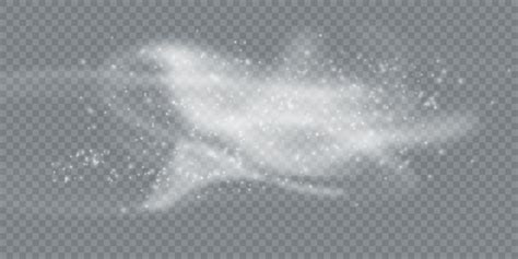 Neige et vent sur fond transparent Élément décoratif dégradé blanc ...