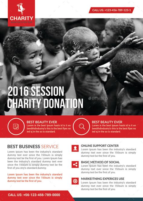 Donation Flyer Examples 的图像结果
