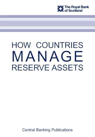 Buy How Countries Manage Reserve Assets Book Online at Low Prices in ...
