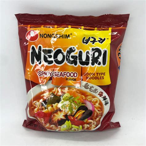 NEOGURI Spicy Seafood Flavor Udon Noodle – Myanmar Food USA