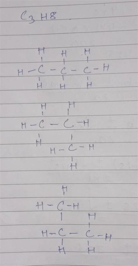 Draw all possible structural formula of compounds from the molecular ...
