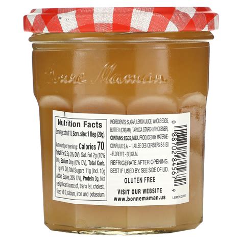 Bonne Maman, Lemon Curd, 12.7 oz (360 g)