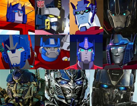 Transformers G1 Optimus Prime Face
