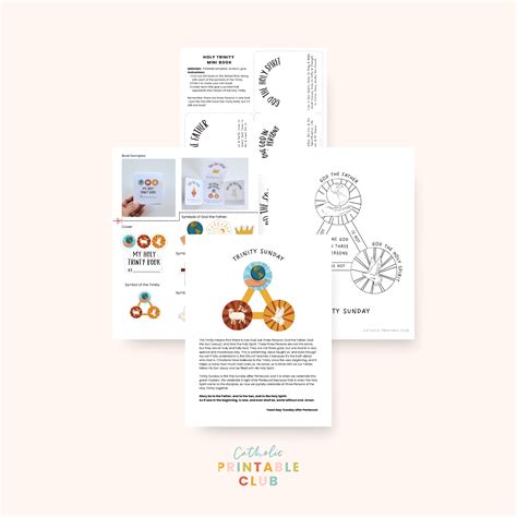 Trinity Sunday Activity Bundle: Coloring Page & Mini Book – Catholic ...