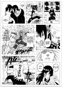 Naruto Anime Shinobi Manga Panel 21 Waterproof Non-tearable Wall ...