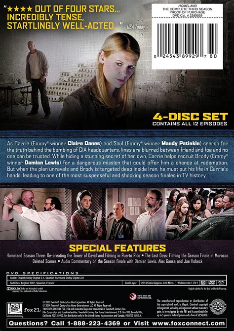 Homeland: Season 3 - RGH India