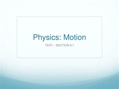 Image result for Physics Tutorials Motion