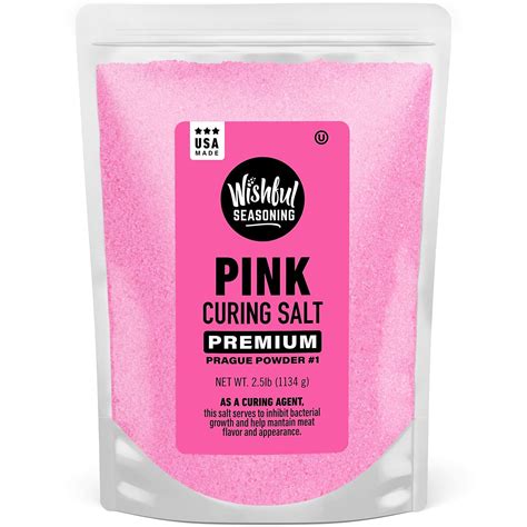 Amazon.com : Wishful Curing Salt #1 [2.5 lbs bag] Pink Curing Salt ...