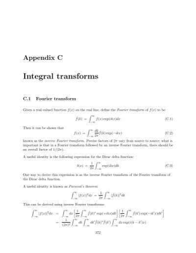 Image result for Integral Transforms Examples