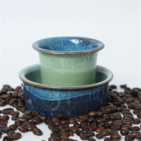 Saagar Coffee Dabara Set Green Blue – Tattva Handmade