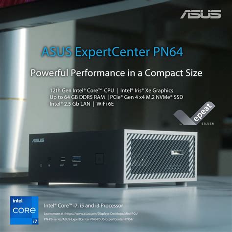 ASUS Mini PC PN64 | i5 12500H | 16GB RAM | 1TB SSD | Win 11