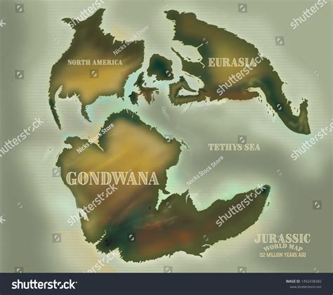 Jurassic Map Jurassic Period Map – Dinosaurs Pictures And Facts
