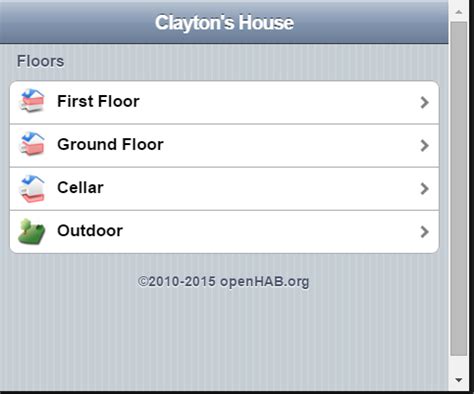 Image result for openHAB Tutorial Sitemaps
