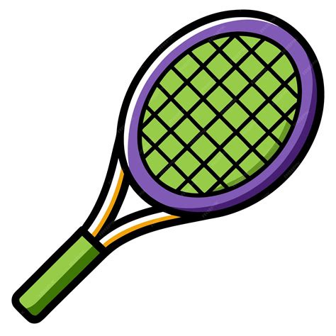 Premium Vector | Dynamic Tennis Racket Clip Art for Sports and ...