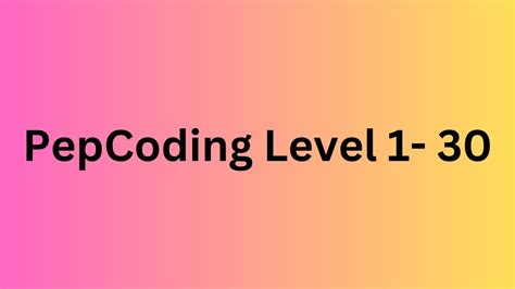 Image result for Pepcoding Solution