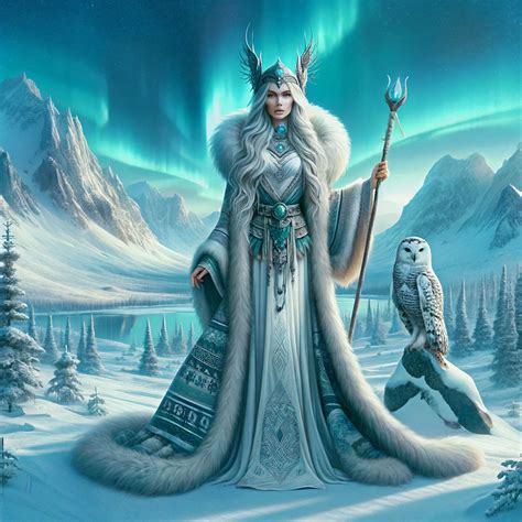 Skadi, Norse Goddess of Winter and Hunting, Digital Art Print, Wall ...