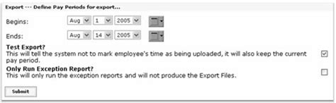 Creating the Pay Data File for Import Into the 3rd Party System