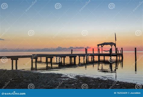 Almost Sunrise in Key West, Florida Stock Image - Image of evening ...