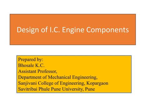 Image result for Internal Combustion Engine Components