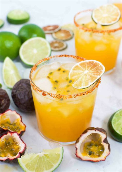 Passion Fruit Margaritas | Recipe Cart | Recipe Cart