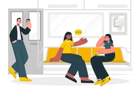 Subway concept illustration | Premium Vector