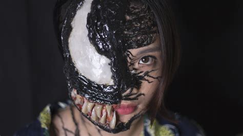 Venom Face Paint Tutorial