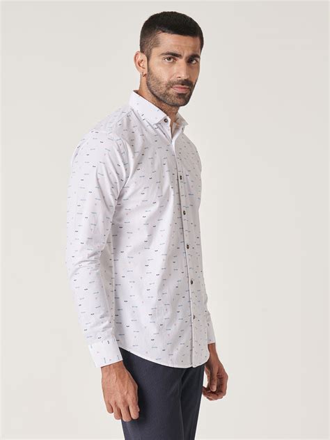 WHITE IVERSON SHIRT – MR BUTTON