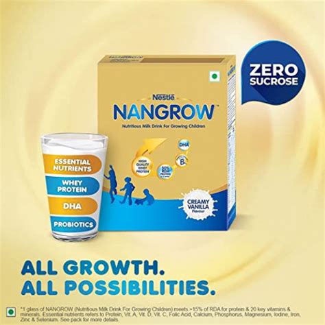 Nan Grow Vanilla Powder 400 gms : Buy Nan Grow Vanilla Powder 400 gms ...