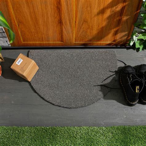 60x40cm Coir Half Moon Door Mat