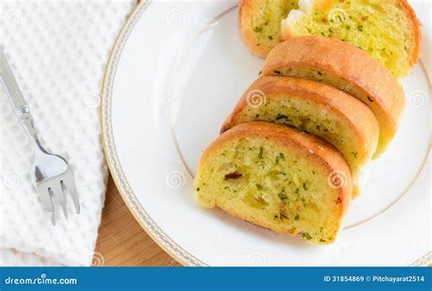 Garlic bread stock image. Image of grilled, dish, garlic - 31854869