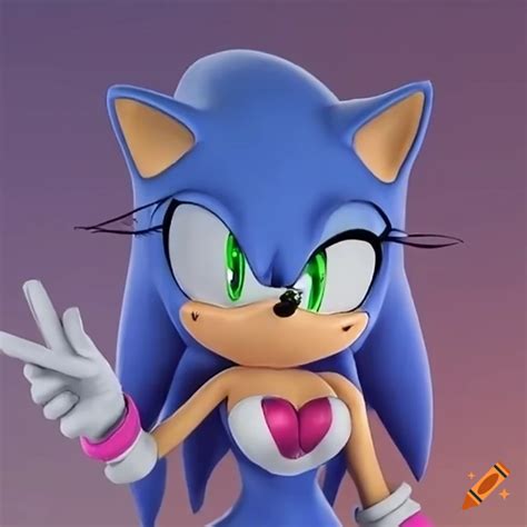 Sonic the hedgehog female characters on Craiyon
