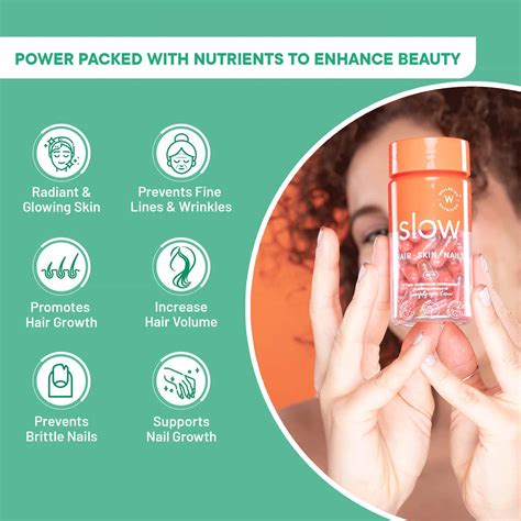 Buy WELLBEING NUTRITION SLOW HAIR, SKIN & NAILS FOR SKIN GLOW, HAIR ...