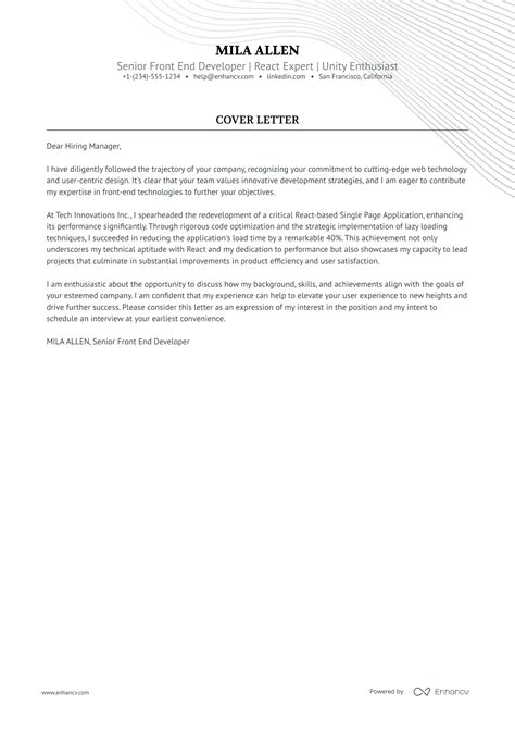 Earliest Convenience Letter Short Cover Letter Samples And Writing