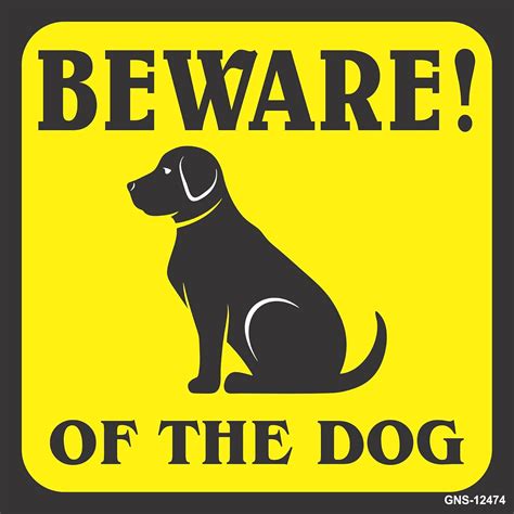 Aditya Sign® Beware of Dog Sign Board for Office, Home, Industry ...