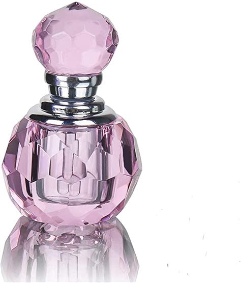 Buy H&D Victorian Pink Vintage Crystal Empty Decor Mini Refillable ...