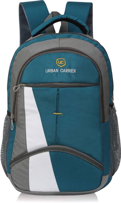 urban carrier 15.6 INCHES EXPANDABLE LAPTOP BACKPACK PEACOCK GREEN 25 L ...