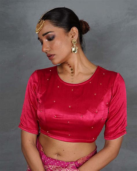 Shop Silk Blouses For Women Online with Vibrant Colors- Chidiyaa