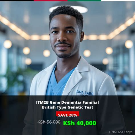 ITM2B Gene Dementia Familial British Type NGS Genetic DNA Test at 40,000 KSh in Kenya