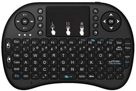 VIBOTON Mini Wireless Keyboard with touchpad without backlit Gaming ...