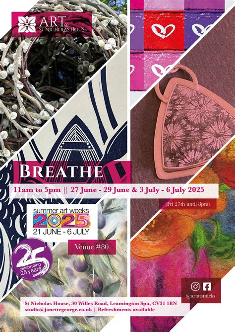 Warwickshire Open Studios Summer Art Weeks 2025, 30 Willes Road, CV31 ...