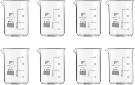 OCTA Borosilicate 3.3 Glass Beaker with Graduation Marks, Beaker for ...