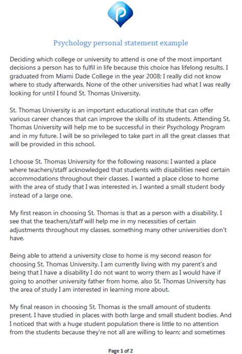 Image result for Sample Personal Statement Examples