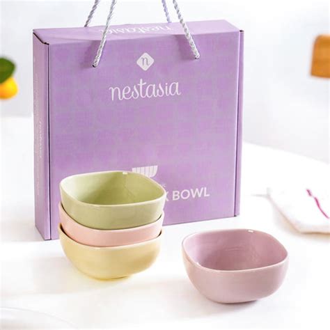 Contemporary Snack Bowls Set Of 4 300ml Online - Premium Snack Bowl ...