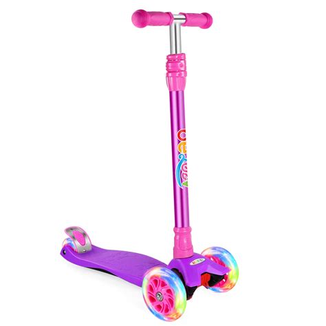 Snapklik.com : BELEEV Scooters For Kids 3 Wheel Kick Scooter For ...