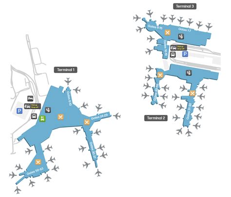 Map of Sydney Airport (SYD) – Terminal Map | Airportmaps.com