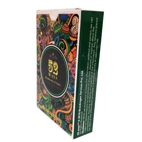 The Bombay Store 52 Playing Cards in Handicraft of India Design