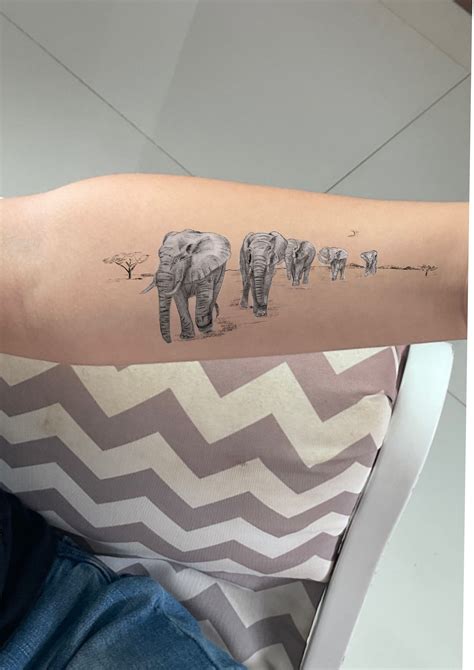 Elephant family tattoo – Artofit