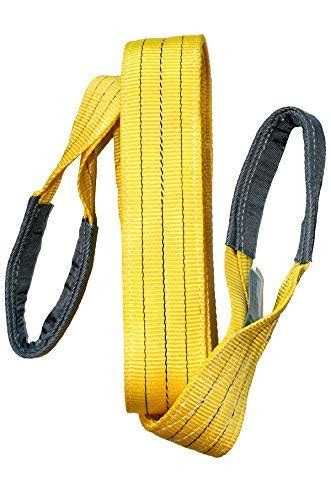 Tool Zone ® GRIP - 3 Ton Yellow Color Double Ply Webbing Slings Flat ...