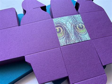 Peacock Gift Box Tutorial 的图像结果